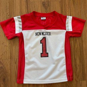 New Mexico Lobos #1 NCAA SUPER AWESOME Toddler Size 4T Kids Football Jersey!